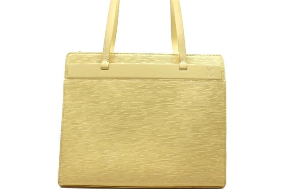 LOUIS VUITTON Bag Shoulder Croisette Epi Vanilla